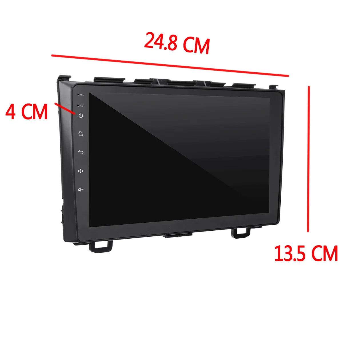 Best 9 inch 2 din for Android 8.1 Car DVD Multimedia Player for Honda CRV 2007 2008 2009 2010 2011 WiFi Stereo navi GPS FM AM BT 3