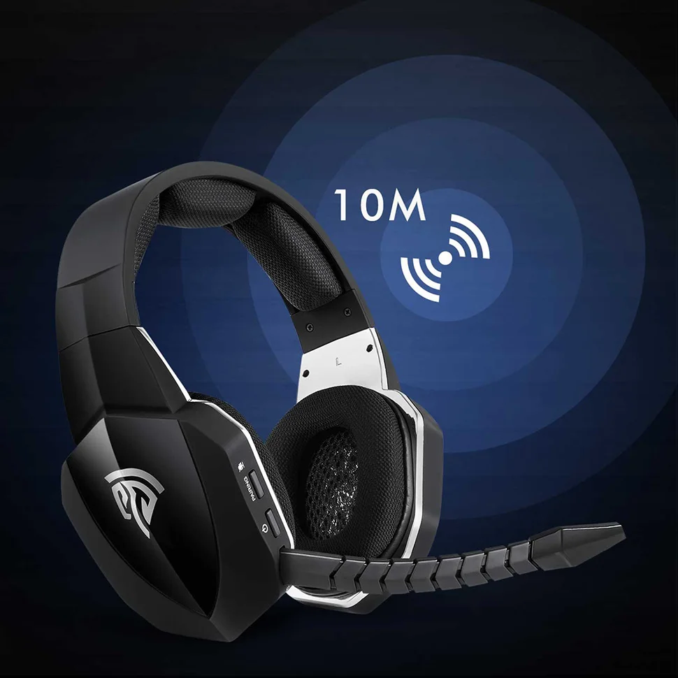 

Wireless Headphone Virtual 7.1 Surround Sound Stereo EasySMX HW-398M Gaming Headset with Mic for PS4 PS3 Xbox One Xbox 360 PC
