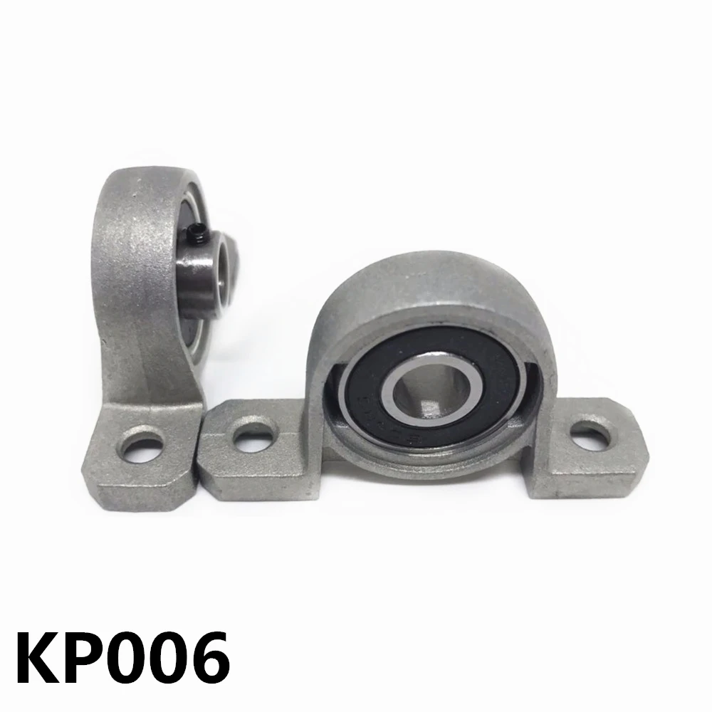 2Pcs Zinc Alloy KP006 Ball Bearing 30mm Bore Diameter Housing Pillow