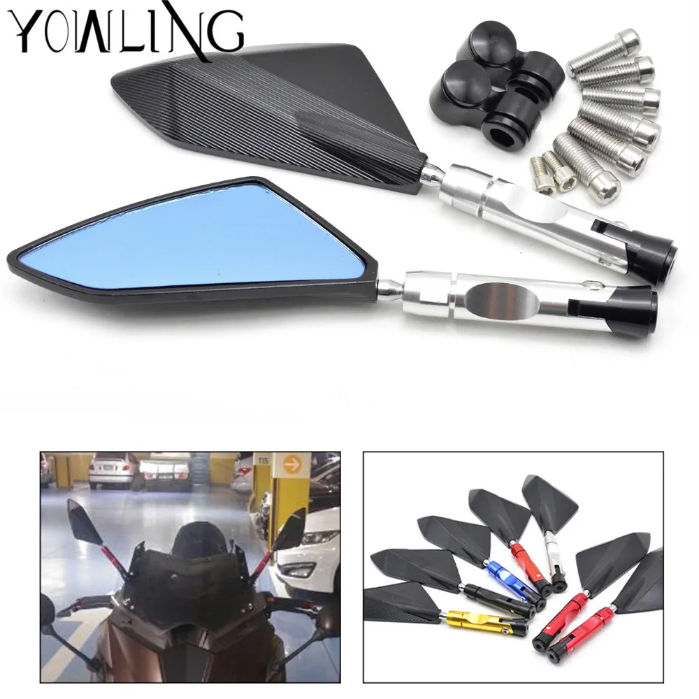 Motorcycle Mirrors motorbike moto CNC Rearview side Mirror Aluminum For
