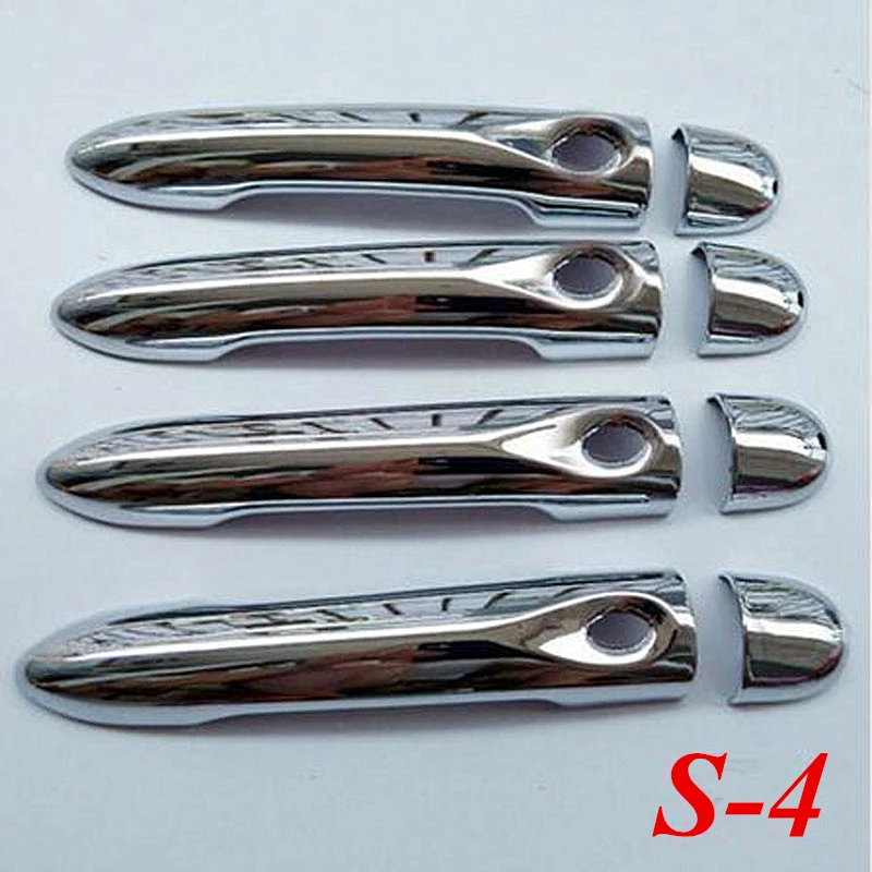 

8 pcs Door Handle Cover For Renault samsug sm3 FLUENCE 2011 2013 2015 Automobile ABS Chrome Car Styling Stickers Accessories