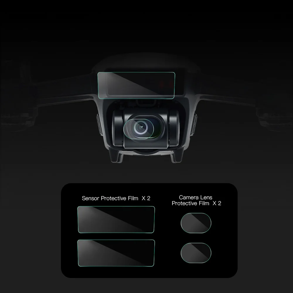 Защитная УФ-стекло защитная пленка для DJI камера Spark объектив и протектор экрана