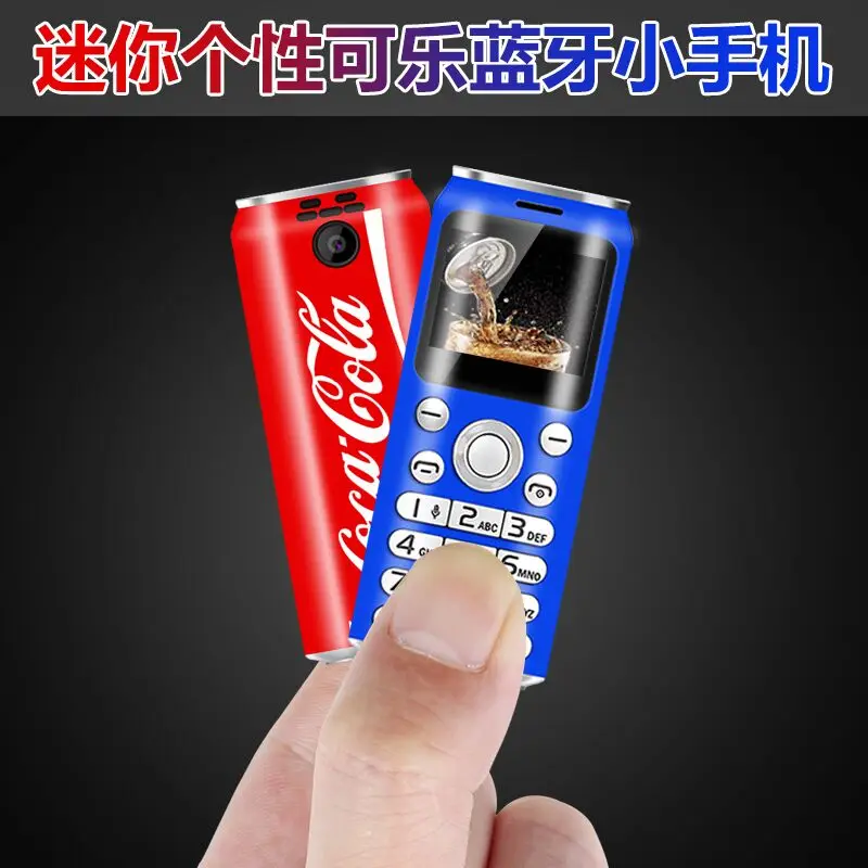 

Super Small Cute BT Dial Spare Keyboard Bar Phone Synchronize Android Phone Voice Changer MTK Camera MP3 Extra Mini Size