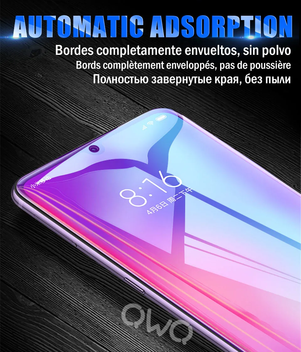 20D голубой свет гидрогель гидрогелевая пленка для xiaomi mi 9 se 9t 8 lite mi x 3 2S стекло на протектор экрана гидрогелевая для xiaomi mi A3 Lite A2 mi 9 a1 защитная пленка