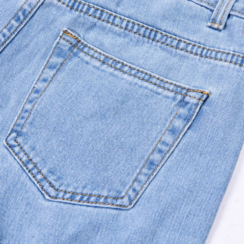 MIND FEET женские джинсы осень уличная прямые джинсовые брюки женские Индивидуальные отверстия Висячие декоративные цепи брюки