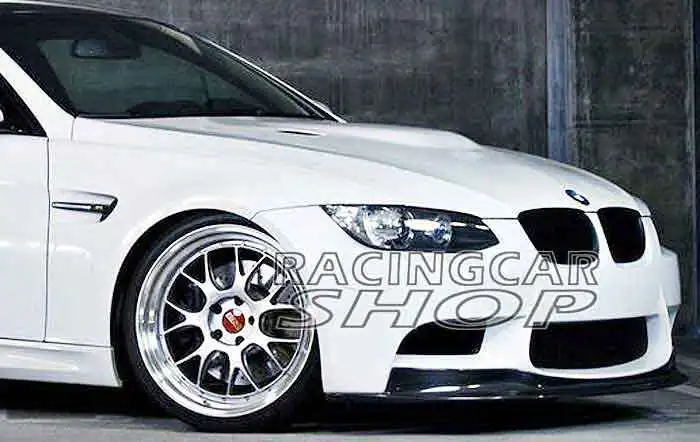 AK STYLE REAL CARBON FIBER FRONT LIP SPOILER FIT FOR BMW E90 E92 E93 M3 BUMPER