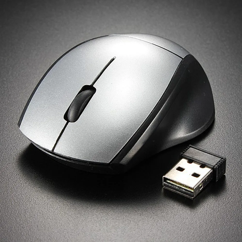 

2.4GHz Mice Optical Mouse Cordless USB Receiver PC Computer Wireless for Laptop#3$