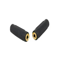 1Pcs New Arrival Gold-plated 3.5mm Female to 3.5 Female Jack Stereo Audio Extender Adapter for Audio Cable Extension