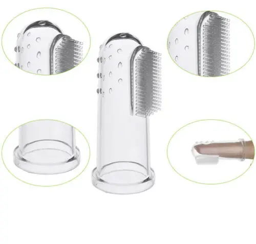 Baby Finger Toothbrush Infant Silicone Teeth Gum Massager Tongue Teether Cleaner 2019 New High Quality Hot Selling