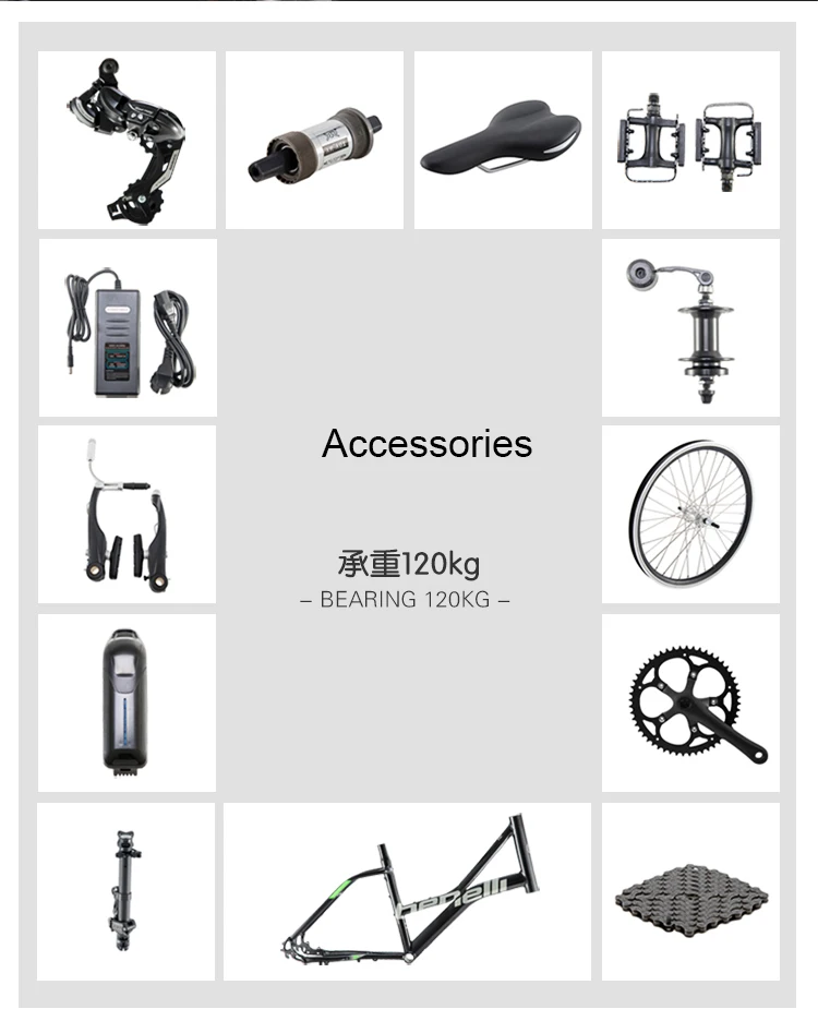 Top 20inch hybrid bike electric mountain bike mute motor benelli ebike range 80km aluminum frame smart electric bicycle city suv 22
