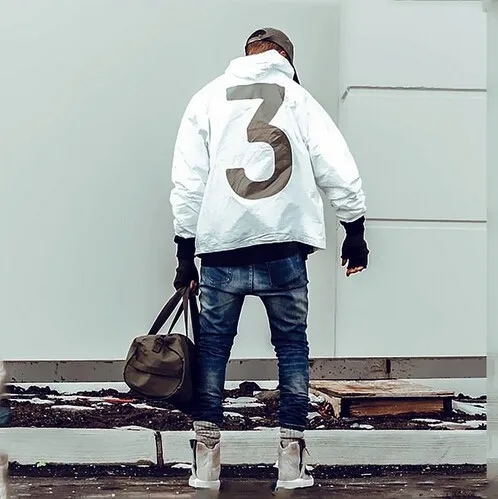 yeezy white jacket 3