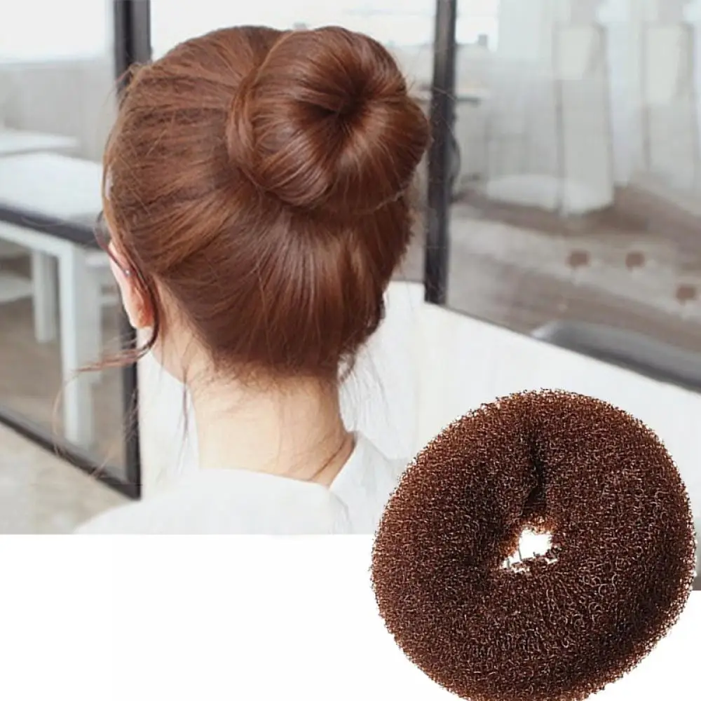 Full Size S M L Fashion Women Magic Shaper Donut Hair Ring Bun Hair