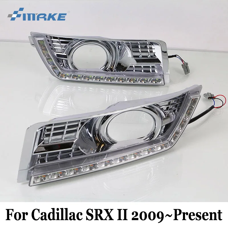 SMRKE DRL For Cadillac SRX II 2009Present / Three colour Car LED