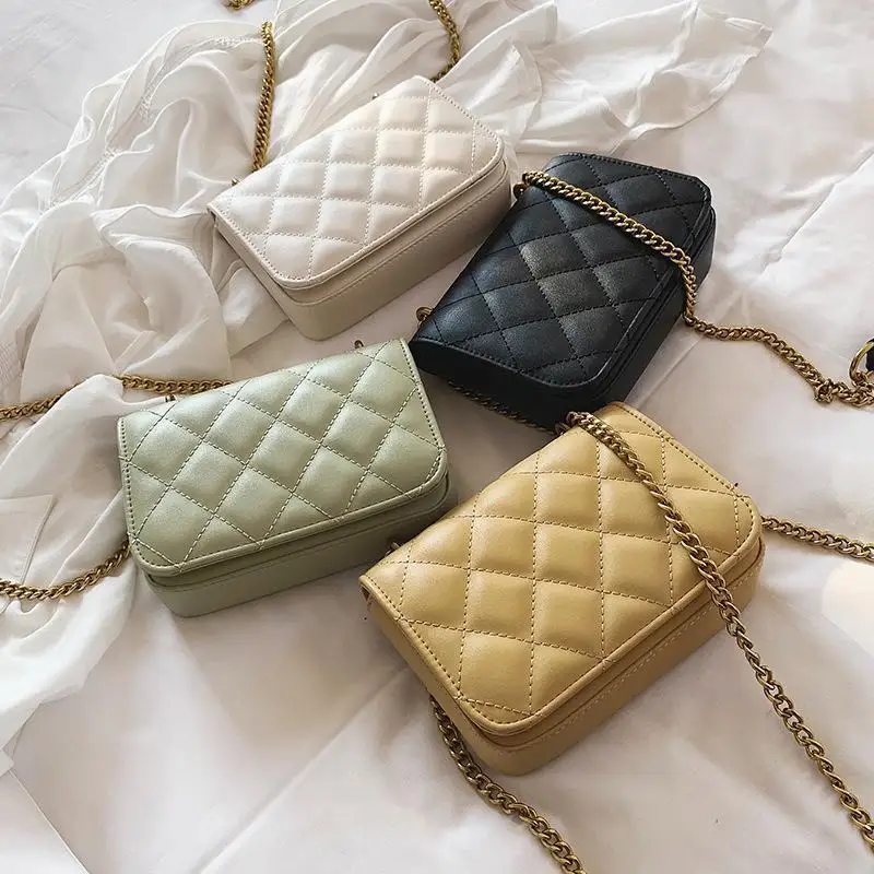 

Youbroer Chain Bag Women's Cross Body Bag Chic Small Bag Women Single Shoulder Bag Diamond Lattice