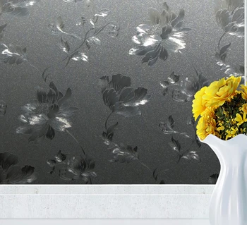 

Frosted Static Cling Lotus Without Glue Wlectrostatic Thick Frosted Glass Film Office Bathroom Strong Sun Control Blackout film