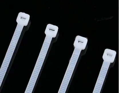 100 шт 3 мм x 150 мм черная Белая нейлоновая пластиковая застежка молния отделка обертывание кабельной петли перевязочная проволока самоблокирующаяся 3*150 мм