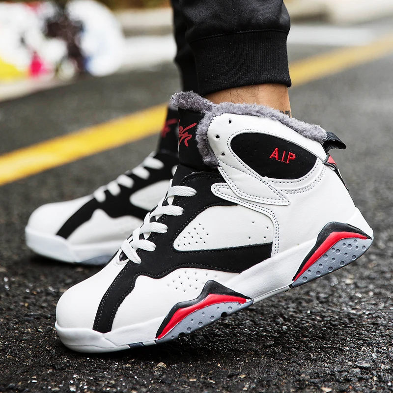 

Brand Basketball Shoes Men High-top Sports Air Cushion Jordan Hombre Athletic Mens Shoes Comfortable Breathable Sneakers