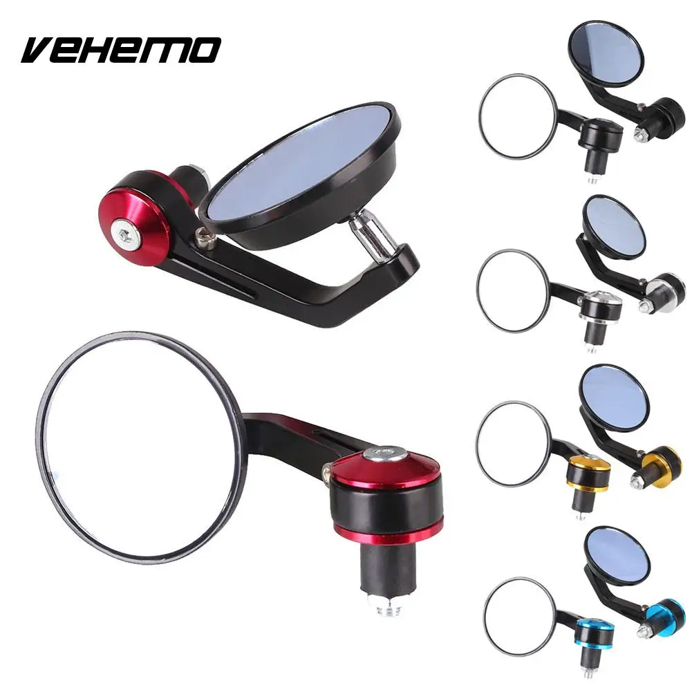 1 Pair Handlebar Hand Grips Moto Motorcycle Motorbike Scooters Rear View Mirror | Автомобили и мотоциклы