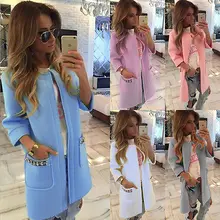 Women Ladies Knitted Sweater Long Sleeve Tops Cardigan Outwear Coat Jacket Candy