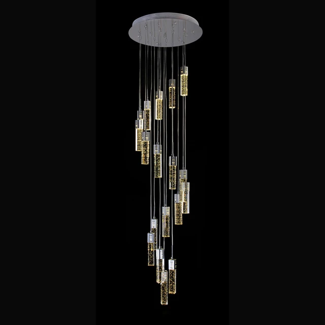 industrial pendant light stairs