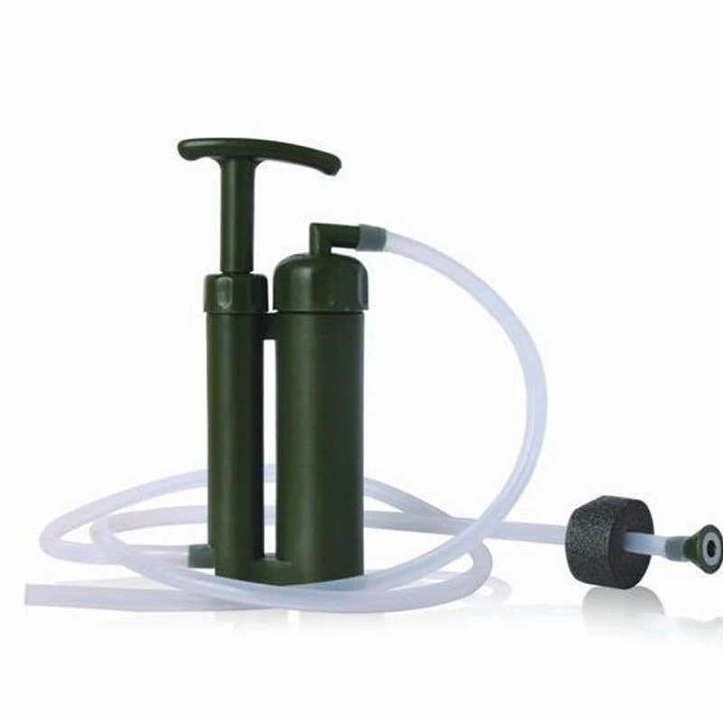 Портативный Керамический солдатский фильтр для воды очиститель для выживания на открытом воздухе походный Кемпинг Аварийный очищающий насос на открытом воздухе# B