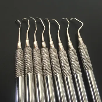 

8 unids/set curetas de hueso Periodontal profesional Dental Gracey Perio
