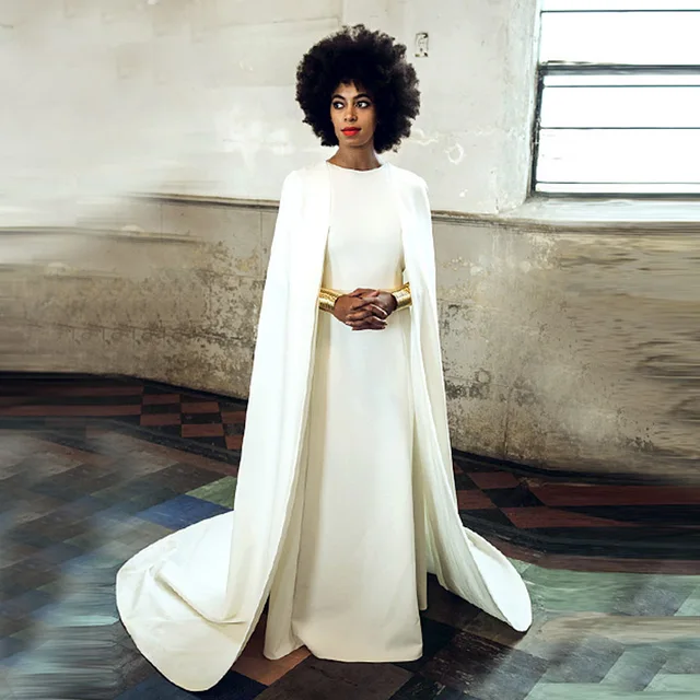 Vestido De Noiva White Arabic Style Wedding Dress With Coat Brides Vestido De Noiva White Arabic Style Wedding Dress With Coat Brides Gowns Custom Made