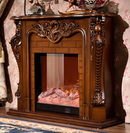 Compra chimeneas de madera maciza online al por mayor de china ...