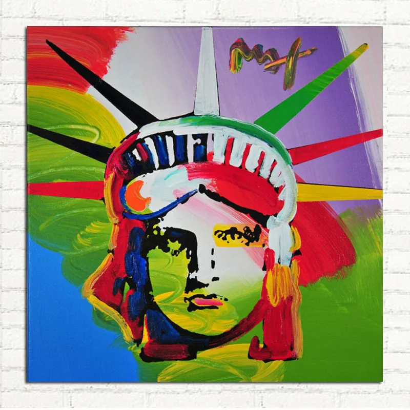 

Multicolor POP ART Portraits Handmade Oil Painting on Canvas Abstract art For Hotel Home Decoration Free Shipping