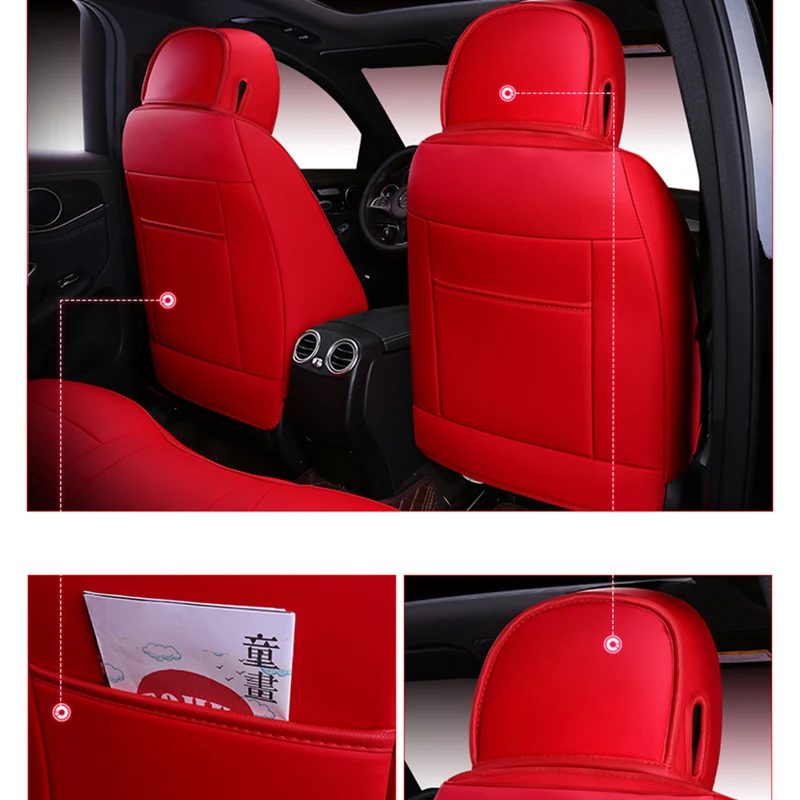  Yuzhe Auto automobiles Cowhide leather Car seat cover For Jaguar XF XE XJ F-PACE F-TYPE XJL Car acc
