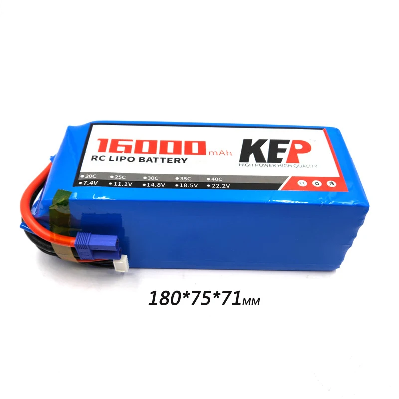 Lipolymer Battery Rc Lipo Battery 22.2v 16000mah 25c Lithium Polymer
