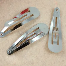 1500 шт пустая защелкивающаяся заколка серебряная металлическая Нескользящая DIY аксессуары для волос Слайды Заколка-зажим для волос