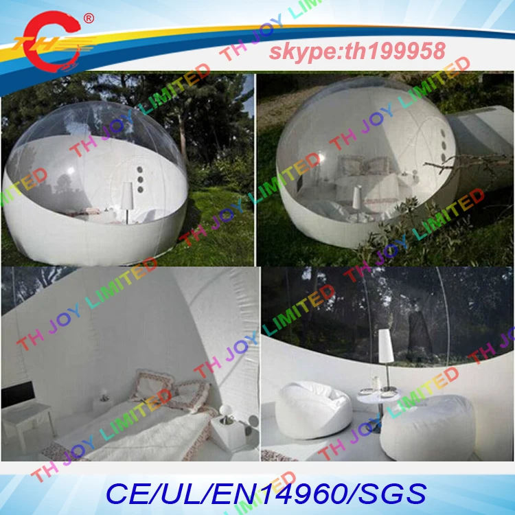 

free air shipping to door,4m/13ft romantic clear giant inflatable dome bubble tent,transparent bubble tent