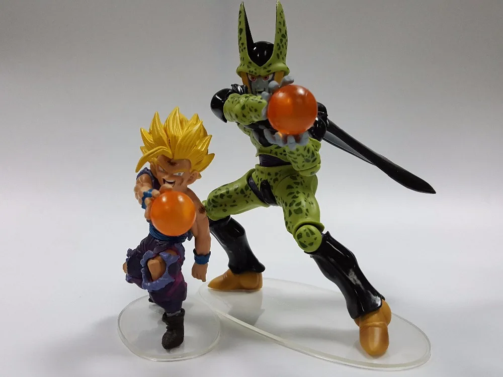 Dragon Ball Z Action Figures DXF Cell Gohan Kamehameha Dramatic