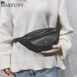 MARFUNY бренд голограмма деньги ремни путешествия сумки на пояс 2019 поясные сумки для женщин кожаный чехол повседневное Fanny Pack сумка новый
