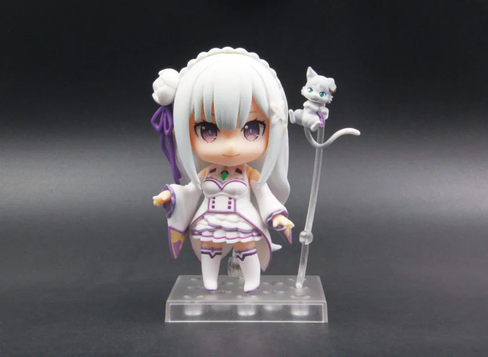 

Huong Anime 10CM Nendoroid Re:Life in a different world from Seikatsu Emilia 751 PVC Action Figure Model Toy Collectible