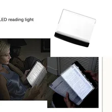 Регулируемая яркость светодиодный свет для чтения книг Plat панель ребенок студенческий Ночной свет для чтения Глаза защитные лампы плоский свет для чтения