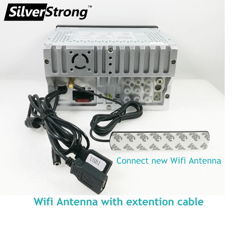 SilverStrong 1 шт. 4dbi Sma разъем автомобильный DVD 4G Wifi антенна с удлинительным кабелем для Автомобильный dvd-плеер на основе Android 2,4 ГГц