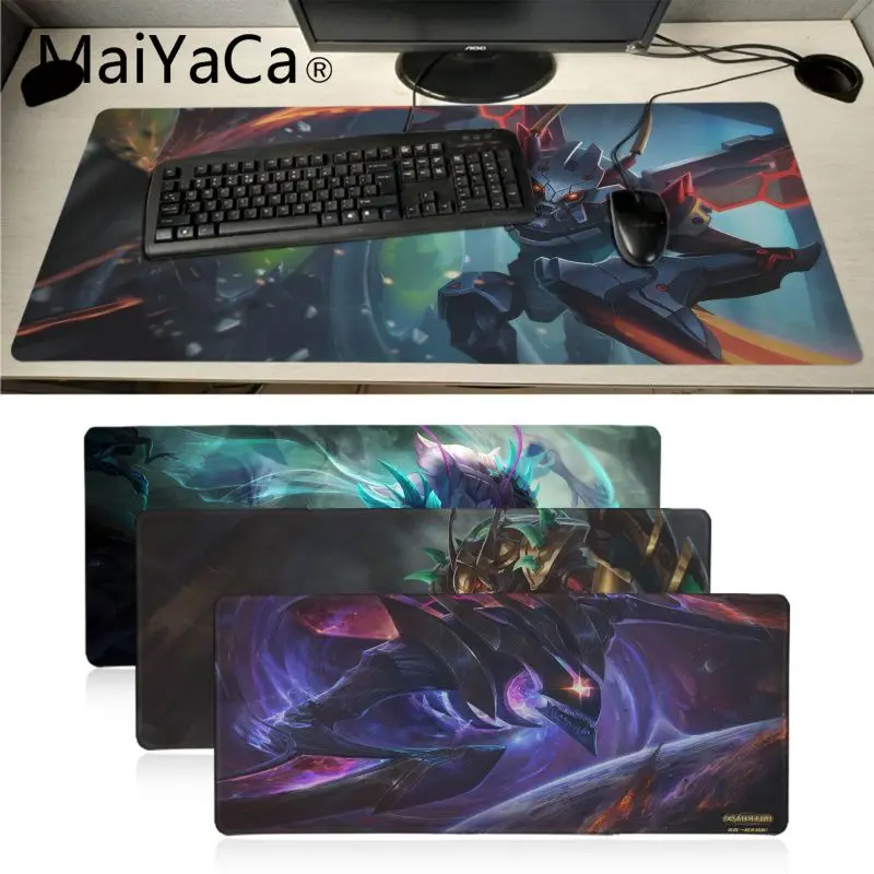 Maiyaca league of legends kha zix Противоскользящий резиновый компьютерный игровой коврик для