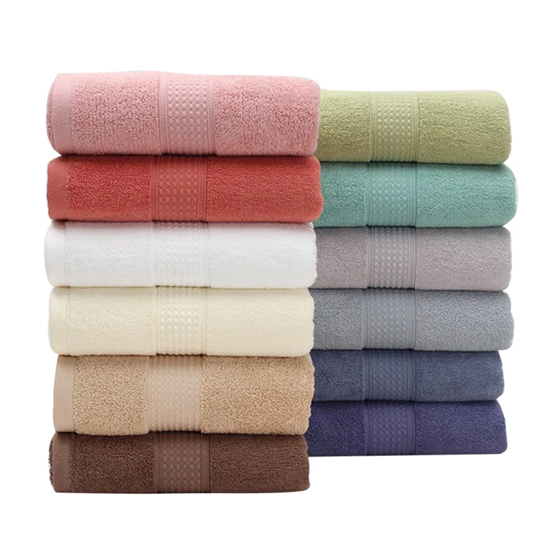 

EHOMEBUY Towel 12 Colors Cotton Solid Color Shower Home Hotel 4 Pcs Gift Box Bathroom Square Towel Bath Towel Soft Comfortable
