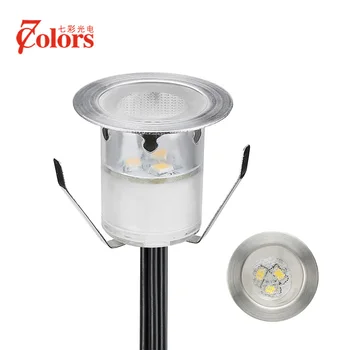 

LED Outdoor Lighting Stainless Steel Patio LED Stair Lamp DC12V 0.6W IP67 SMD2835 Garden Decoration Underground Lamps
