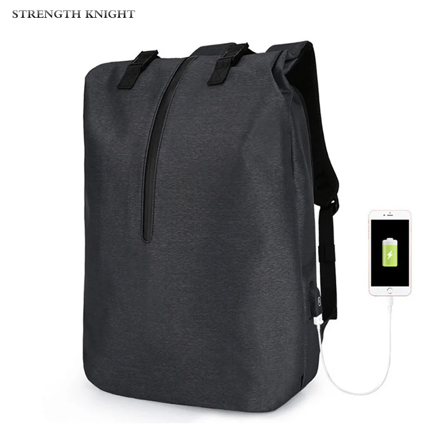 

Multifunction USB charging Men 14 inch Laptop Backpacks For Teenager Simple Stylish Male Mochila Travel Backpack Daypacks