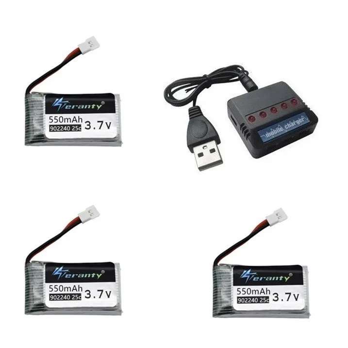 3 7 V 550mAh Lipo батарея и зарядное устройство для JXD 523 523W H43WH UFO вертолеты RC Quadcopter