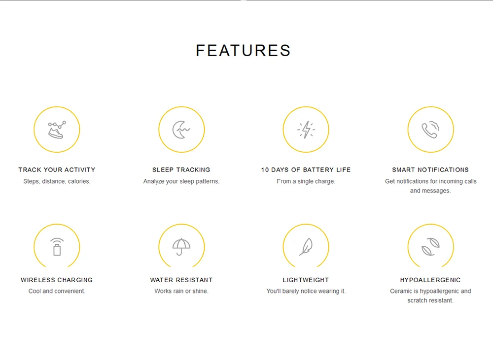 Active features. Active features