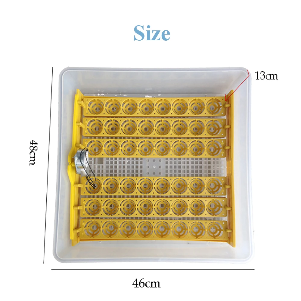 48 яиц инкубатор промышленный для курицы Автоматический цифровой яичный Тернер инкубационный лоток машина птицы инкубатор домашнее оборудование