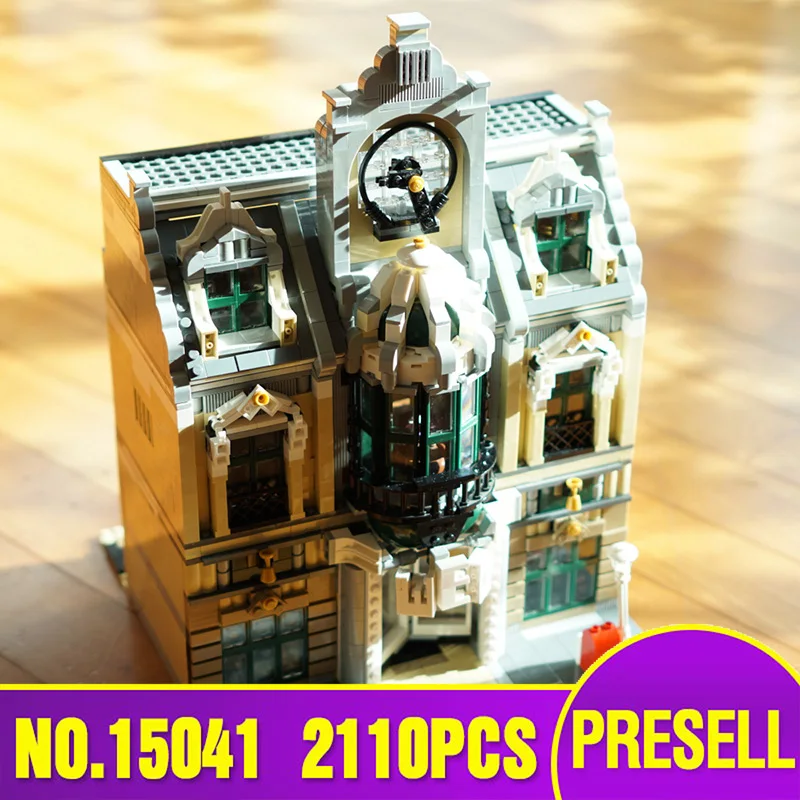 

Lepin 15041 Street Building The MOC-14248 Grand Emporium Set Building Blocks Bricks Legoing 10211 Assembly Toy Christmas Gift