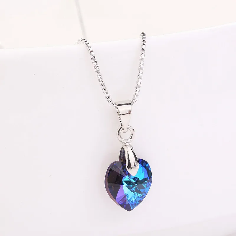 swarovski crystal heart pendant for women 201808
