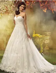 Бесплатная доставка с кружевной аппликацией платье vestido de noiva невест 2018 casamento милая свадебное бальный наряд для матери невесты платья