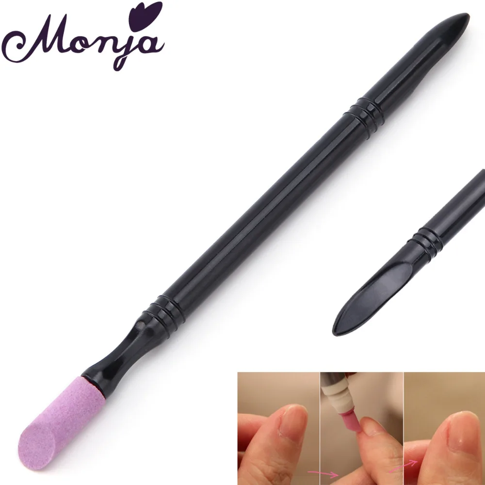 Limited Chance of  Monja Nail Art Quartz Scrubs Stone Pen Polish UV Gel Nature Cleaning Polishing Cuticle Dead Skin Re