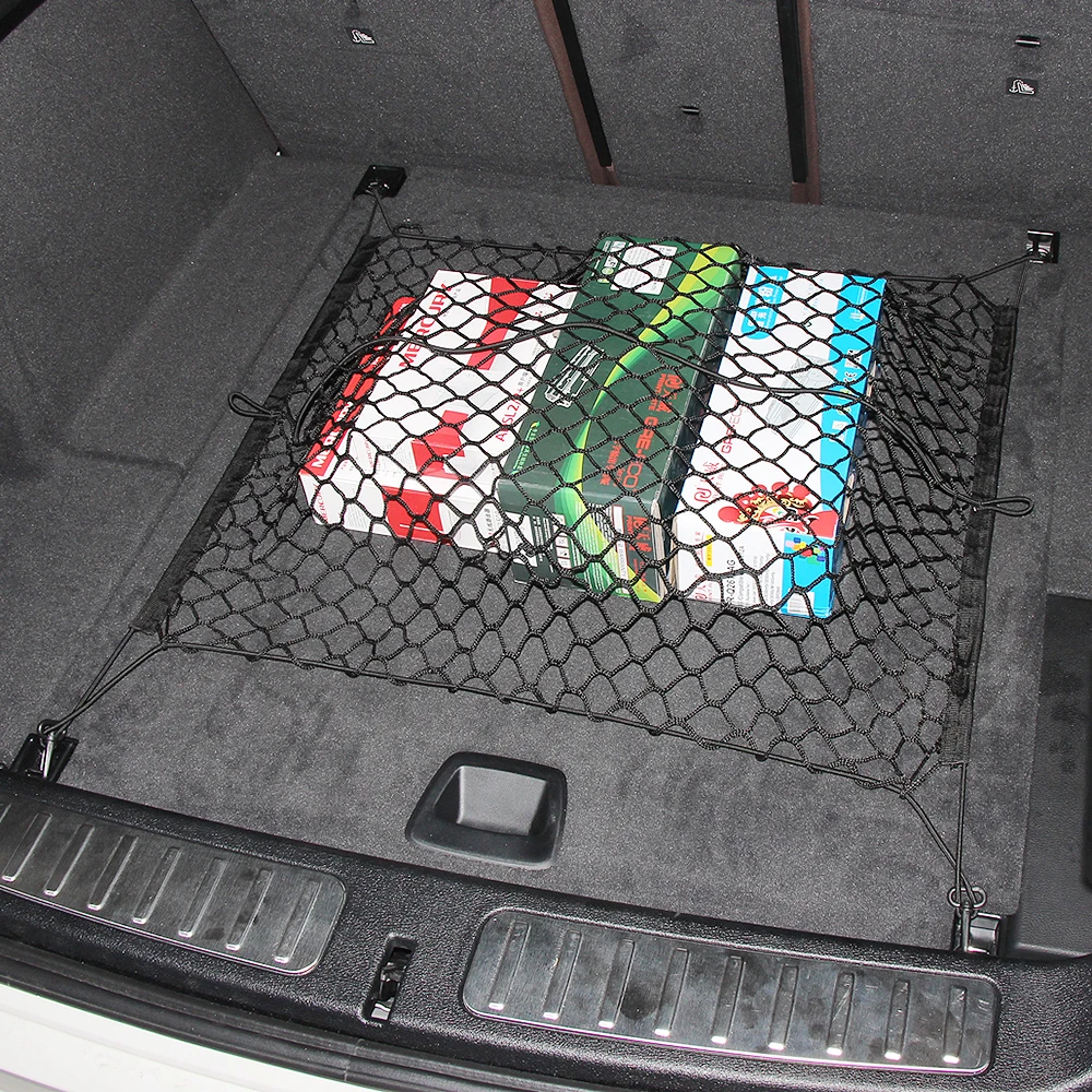 SUV Rear Truck Cargo Organizer Storage Net Auto Luggage Mesh Tidying